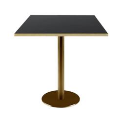 Restootab - Table 70x70cm Rome bistrot noire - noir fonte 3701665200961_0