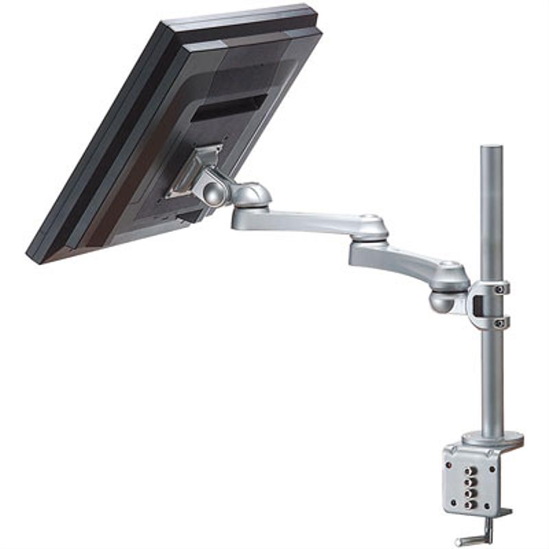 ROLINE Bras LCD pivotant, 4 points, pince de fixation_0