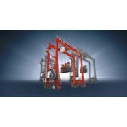 Rtg grue portuaire - sany - grue à portique sur pneumatiques - fiabilité, productivité et rentabilité_0