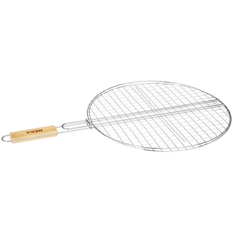 AC DECO GRILLE DOUBLE MANCHE POUR BARBECUE 38 X 50 CM AC Déco Grille Double Manche pour Barbecue 38 x 50 cm