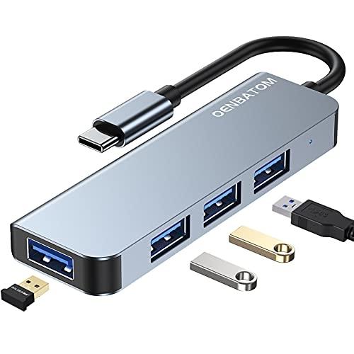 OENBATOM HUB USB C À 4 PORTS USB TYPE C ULTRA FIN, COMPATIBLE AVEC MAC_0