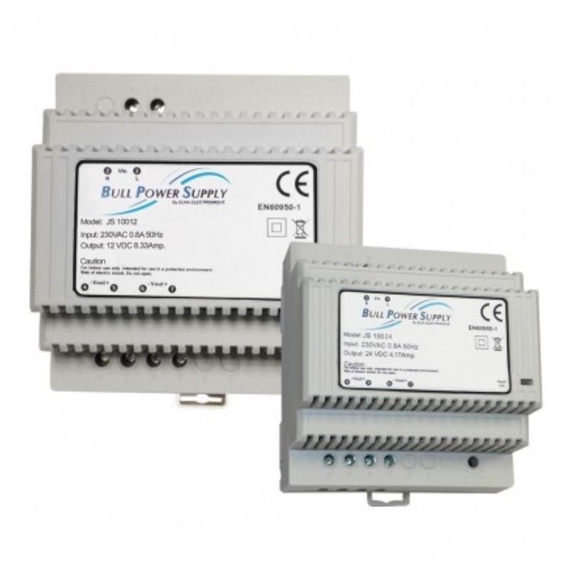 Alimentation modulaire 12V / 100W - 8,33A - JS10012M5 - Rail DIN 5 modules_0