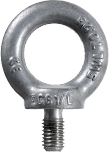 Anneau de levage mâle DIN 580 - acier galvanisé avec marquage CMU et sigle CE_0