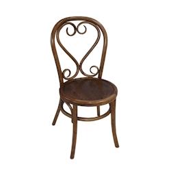 Chaise brasserie en bois d'orme Montmartre Antic Line Créations - marron 3700407985524_0