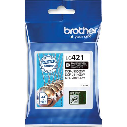 Brother - Cartouche jet d'encre noir LC421BK - Pour imprimantes Brother_0