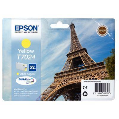 Cartouche jet d'encre Epson T702440 jaune - haute capacité_0