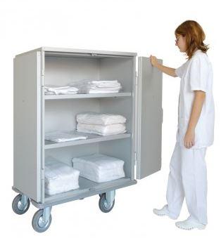 Chariot à linge CHATRAN 232 - sans pare-chocs supérieurs - Dim. int. 1130x550x1170 - Modèle 57124CHT232SP_0