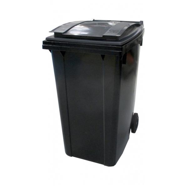 Conteneur poubelle 360 litres Gris anthracite - Gamme Sulo - 145 kg de capacité, 2 roues, 6 coloris disponibles_0