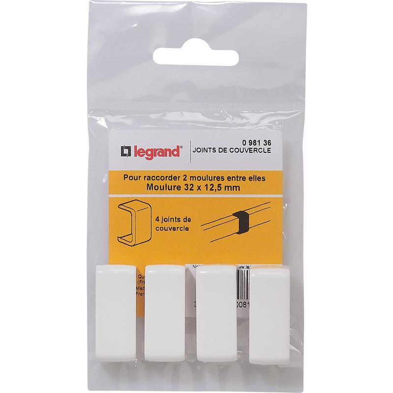 DLP - Joint de couvercle pour moulure 32x12,5 mm - Coloris blanc_0