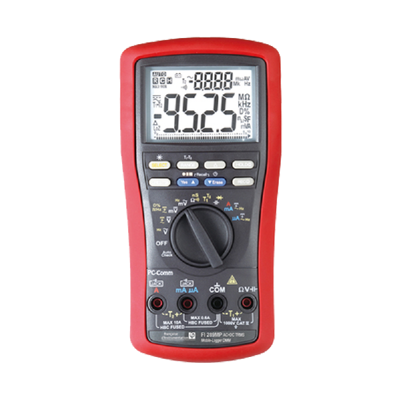 FI289MP - Multimètre portable TRMS AC+DC, 10 000 pts, avec enregistreur de données et mesure de température différentielle_0