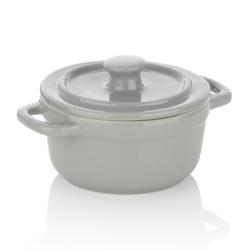 Mini cocotte Malin gris 14 cm -  Rond Céramique Kela - gris céramique 4025457152894_0