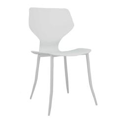 Now's Home - Lot De 4 Chaises En Polypropylene Blanc Mat - 3256390231181_0