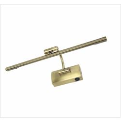 Papuq Classique élégant ton chaud 3000K finition bronze antique 34 cm applique murale LED pour peintures 7W - bronze 8436613830543_0