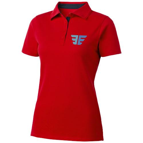 Polo femme Hacker 33097264 - col en côte tricot plat - maille piquée 100% coton - 220 g/m²_0