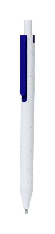 Stylo à bille RABS en ABS recyclé - clip coloré - encre bleue_0