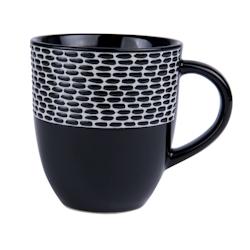 TABLE PASSION mug patio 30 cl x2 - Table Passion Noir Rond Grès - 3106232695384_0