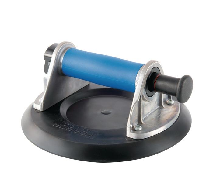 Ventouse de levage à pompe - capacité 120 kg - tête aluminium Ø214 mm - 1 tête VERIBOR_0