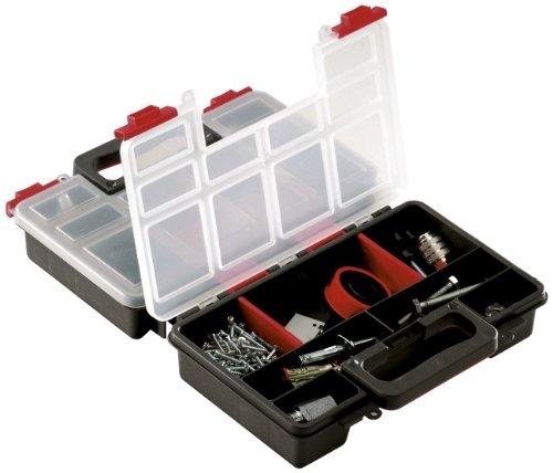 COGEX 72130 - Boîte de rangement double en plastique - 20 cases fixes - 290 x 200 x 120 mm_0