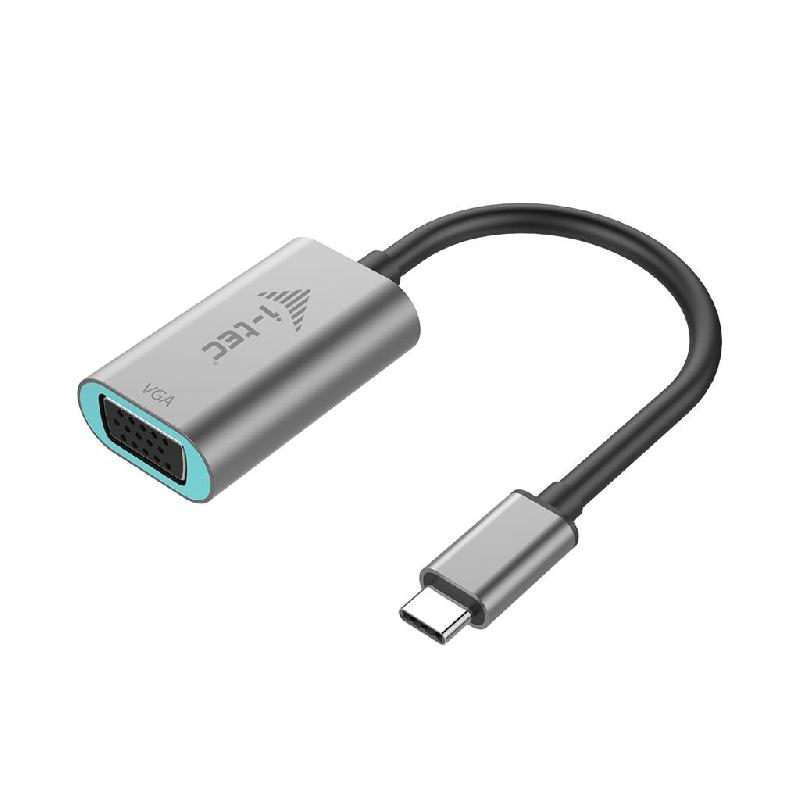 I-TEC Adaptateur USB-C en métal - VGA 60Hz - Résolution Full HD+ jusqu'à 2048x1536 pixels_0