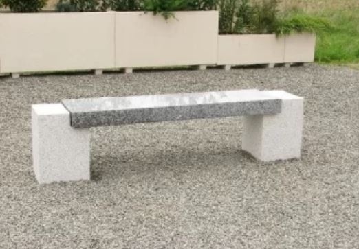 Banquette de jardin Douglas - bicolore, lignes modernes et épurées, livrée en kit avec colle et notice de montage_0