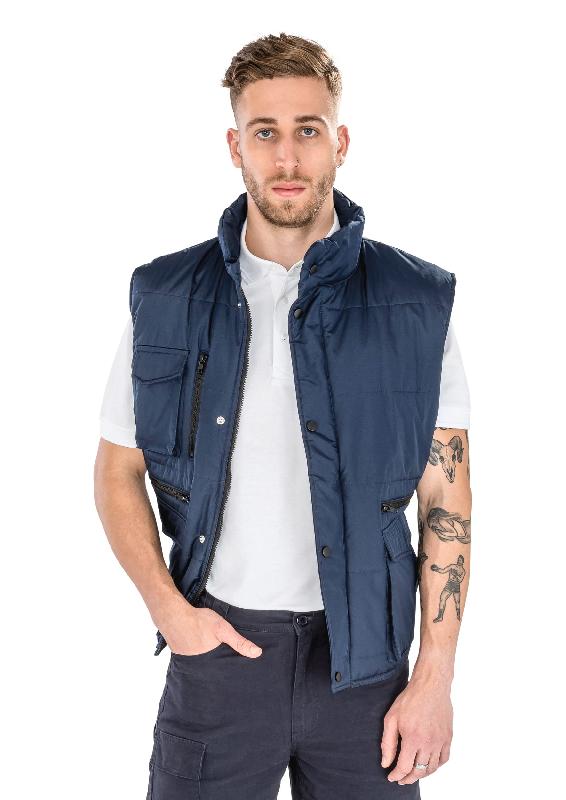 Bodywarmer matelassé Ripstop - Déperlant et coupe-vent - Réf: R127 - Marque Result_0