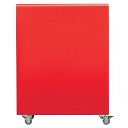 Rossignol - Borne de tri support sac 90L mobile CUBATRI - métal blanc/rouge - rouge métal 54814_0