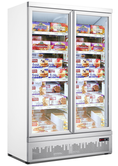 Congélateur 2 portes en verre - Promoshop - 1000 litres - Température -18 à -22°C - Décongélation automatique_0