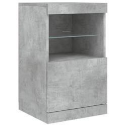 Helloshop26 - Buffet bahut commode armoire meuble de rangement organisateur cuisine salle de séjour salon avec lumières LED 41 x 37 02_0029999 - 300_0