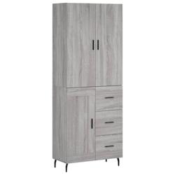 Helloshop26 - Buffet bahut commode armoire meuble de rangement organisateur cuisine salle de séjour salon haut sonoma 69,5 x 34 x 02_0035414 - 300021_0