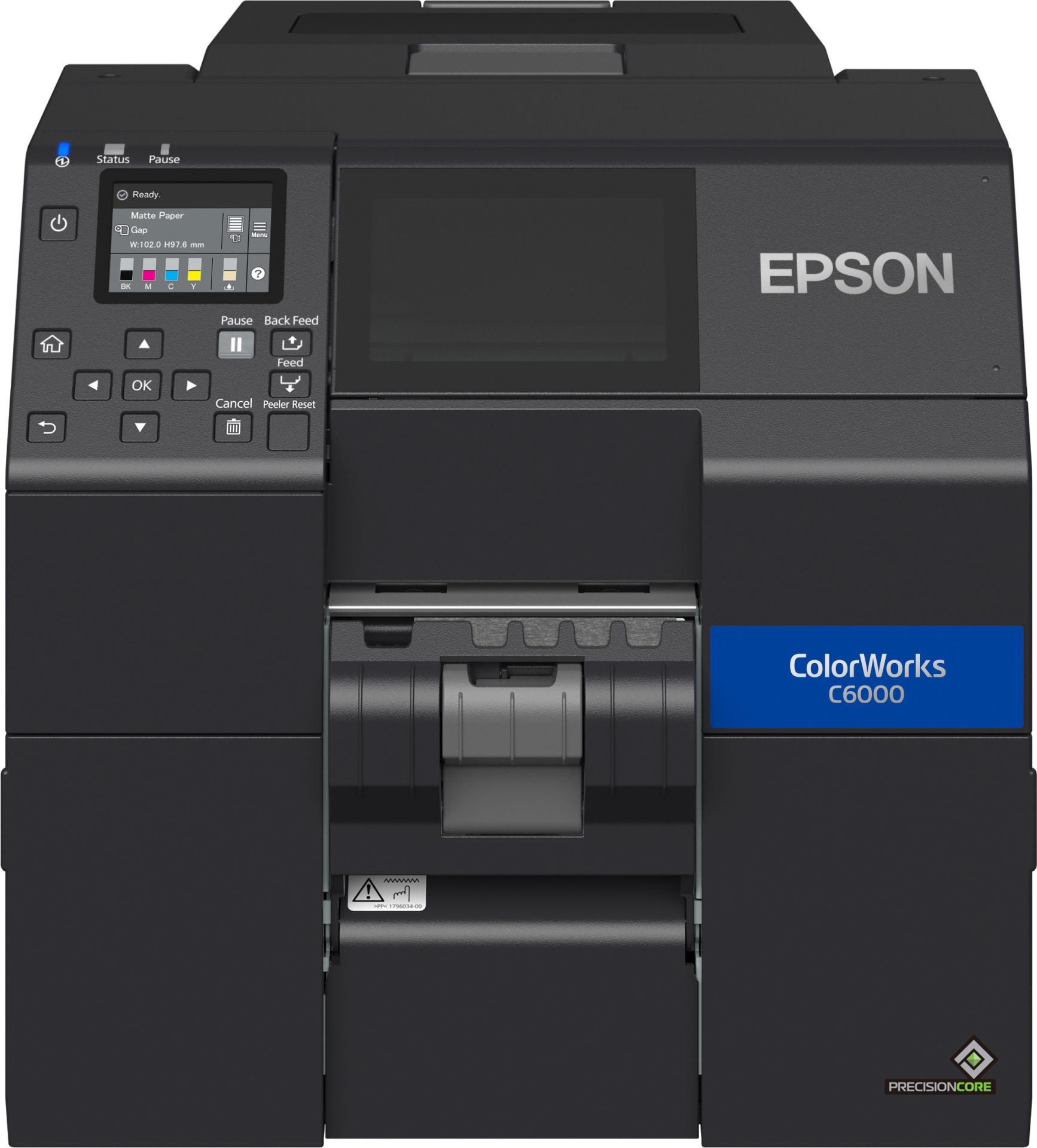 Imprimante industrielle d'étiquettes couleur Epson C-6000 - Résolution 1200x1200 dpi - Cutter automatique et option peeler_0