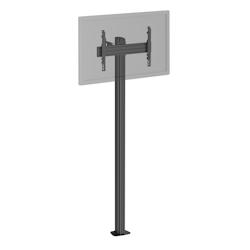 KIMEX Support TV sur pied 32'' - 75'' Hauteur 240cm à visser noir - noir 3700685425804_0