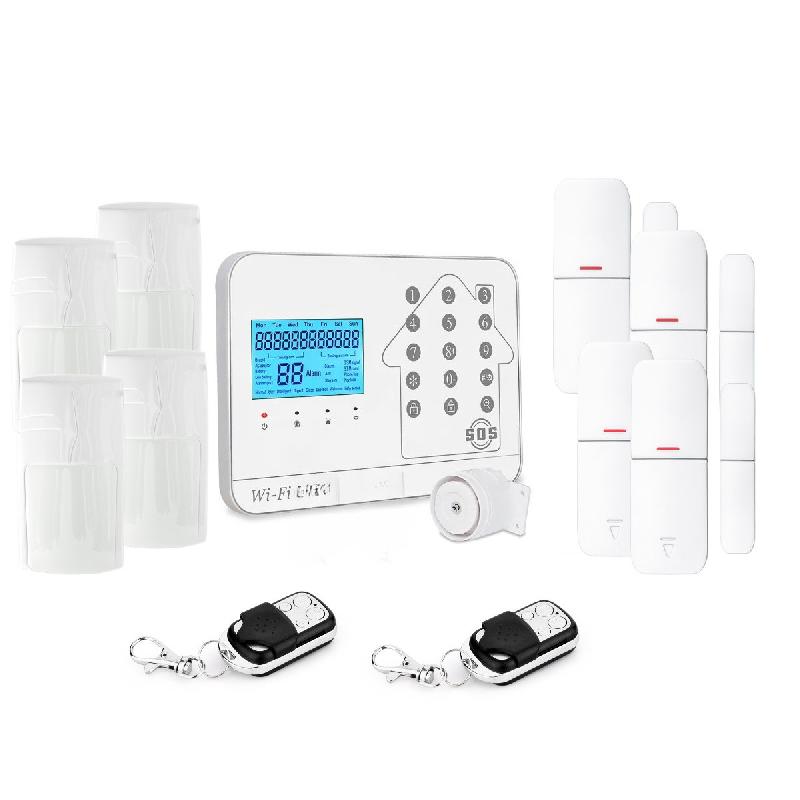 Kit Alarme maison connectée sans fil WIFI Box internet et GSM Futura blanche Smart Life- Lifebox - KIT animal 4_0