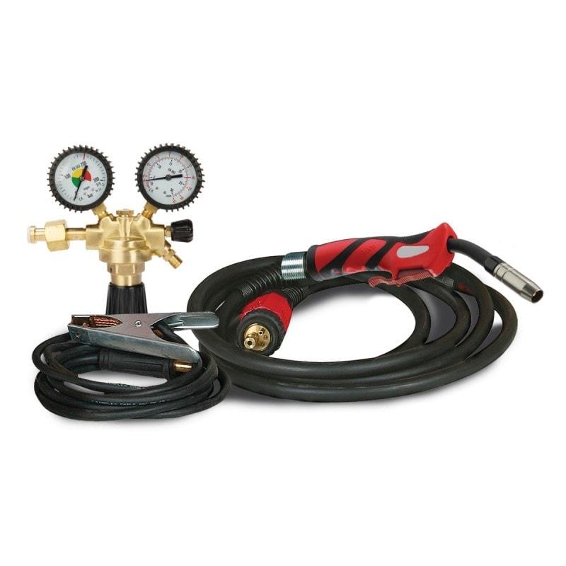 Kit Torche Schweisskraft BK 15/25 - Torche SMB 15/4m à refroidissement par gaz - Détendeur 315 bar Argon/CO2_0