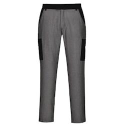 Portwest - Pantalon de travail avec partie frontale résistante aux coupures COMBAT Gris / Noir Taille S - S gris 5036108363940_0