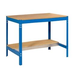 PROREGAL Établi BUFFALO | HxLxP 84x90x61cm | Capacité de charge 400kg | Bleu - bleu métal PR_RS32-01_0