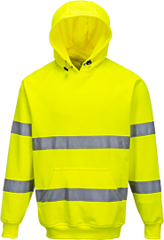 Sweat-shirt haute-visibilité jaune B304 - Taille XXL - Normes EN ISO 20471 Classe 3, ANSI/ISEA 107-2015 Type R Classe 3_0