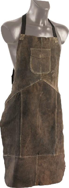 TRAFIMET - Tablier de soudeur en cuir marron - Dimensions 60 x 90 cm - Réf. 04933_0