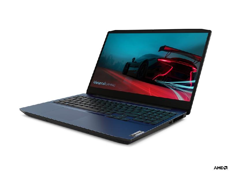 LENOVO IdeaPad Gaming 3 - Ordinateur portable 15.6'' Full HD - AMD Ryzen 7 4800H - 16 Go RAM - 1512 Go (HDD+SSD) - NVIDIA GTX 1650 Ti - Bleu_0