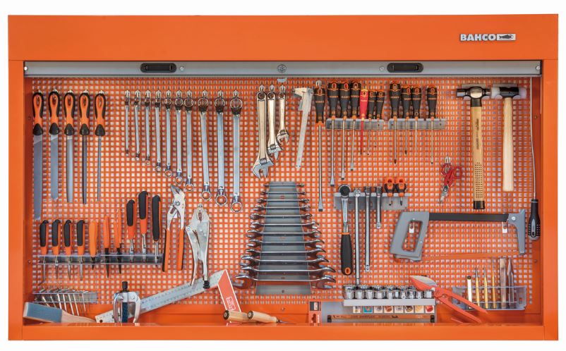 Armoire 1 500 mm avec rideau + kits d'outils multi-usages - 110 pcs - 1495CS15TS1_0
