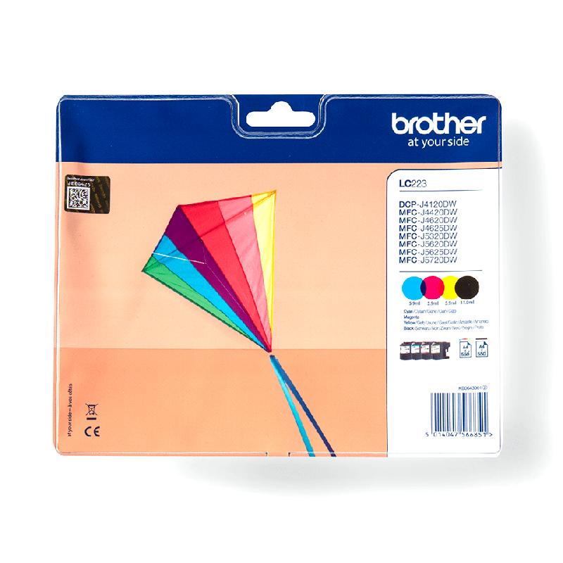 Brother LC223VALBP - Pack de cartouches d'encre originales_0