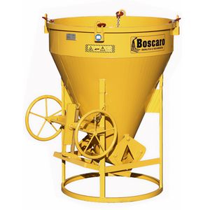 C-v bennes à béton - forme cylindro-conique avec volant et fond ouvrant 2 volets_0