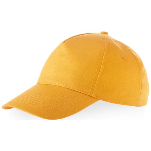 Casquette 5 panneaux Memphis 11101601 - œillets brodés - fermeture velcro - coton 155-160 g/m²_0
