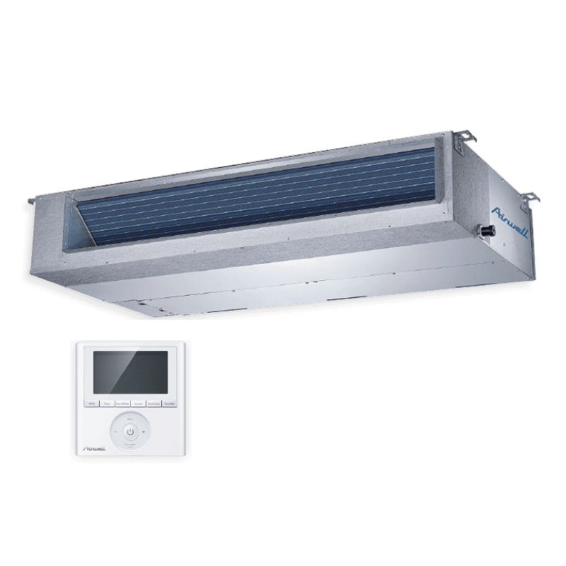 Climatiseur gainable moyenne pression réversible DDMX 9 kW Monophasé - Airwell - 7SP033076_0