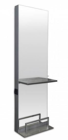 Coiffeuse Pure Metal - 1 ou 2 places - Chromée, version centrale ou école sur roulettes - Made in France_0