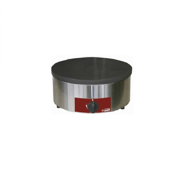Crêpière à gaz Diamond - Modèle BRET/1G-HR - Plaque en fonte émaillée - Production 60 pièces/h_0