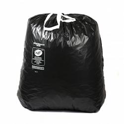 DELAISY – KARGO Sac Poubelle 100L Noir - NF liens coulissants - 34 microns x 100 Sacs - Delaisy Kargo - 3700008302805_0