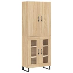 Helloshop26 - Buffet bahut commode armoire meuble de rangement organisateur cuisine salle de séjour salon haut sonoma 69,5 x 34 x 02_0034143 - 300021_0