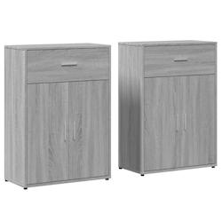 Helloshop26 - Buffet bahut commode armoire meuble de rangement organisateur cuisine salle de séjour salons lot de 2 sonoma 60 x 30 x 02_0036956 - 300_0