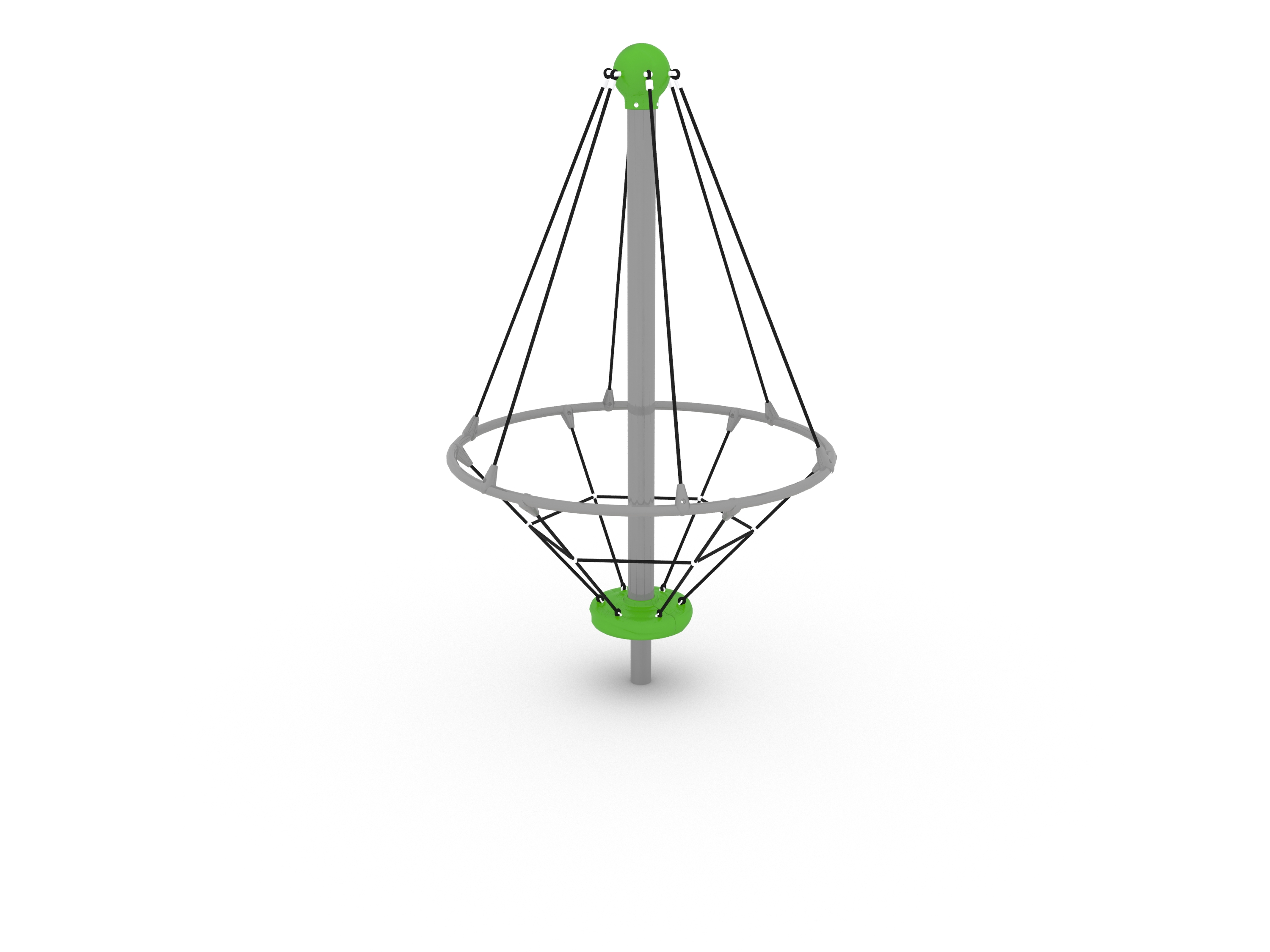 Manège Spinami pour aires de jeux - réf 8069333 - HAGS - tranche d'âge 5-12 ans - dimensions 1830x1830x3050 mm_0
