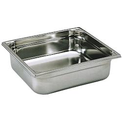 Matfer Bourgeat Bac gastro inox GN 2/3 H,4 cm plein sans anses Bourgeat - 742004 - argenté inox 742004_0